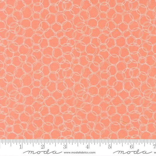 1 Yard Pre-Cut Fabric - Moda Honeyed Horizon Guava