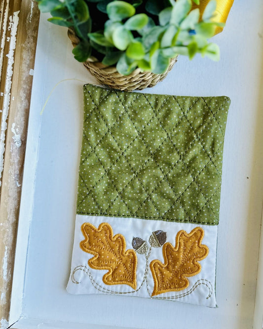 Harvest Mug Rug - Digital Download