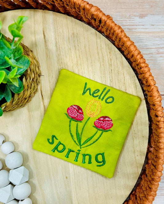 Hello Spring Coaster