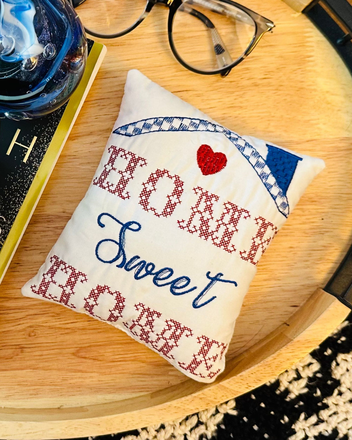 Home Sweet Home Mug Rug - Digital Download