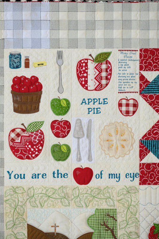 Apple of My Eye Quilt Section - CD Media