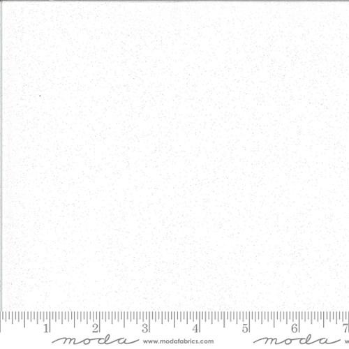 1 Yard Pre-Cut Fabric - Moda Grunge Paper White Glitter