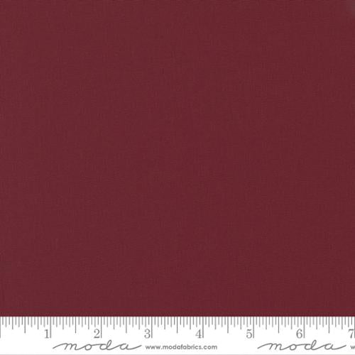 1 yard Pre-Cut Moda Bella Solids Burgundy