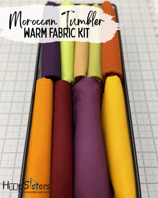 Moroccan Tumbler WARM FABRIC KIT Only