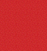 1 Yard Pre-Cut Fabric - Poppie Cotton Country Confetti Hot Tamale - Bright Red