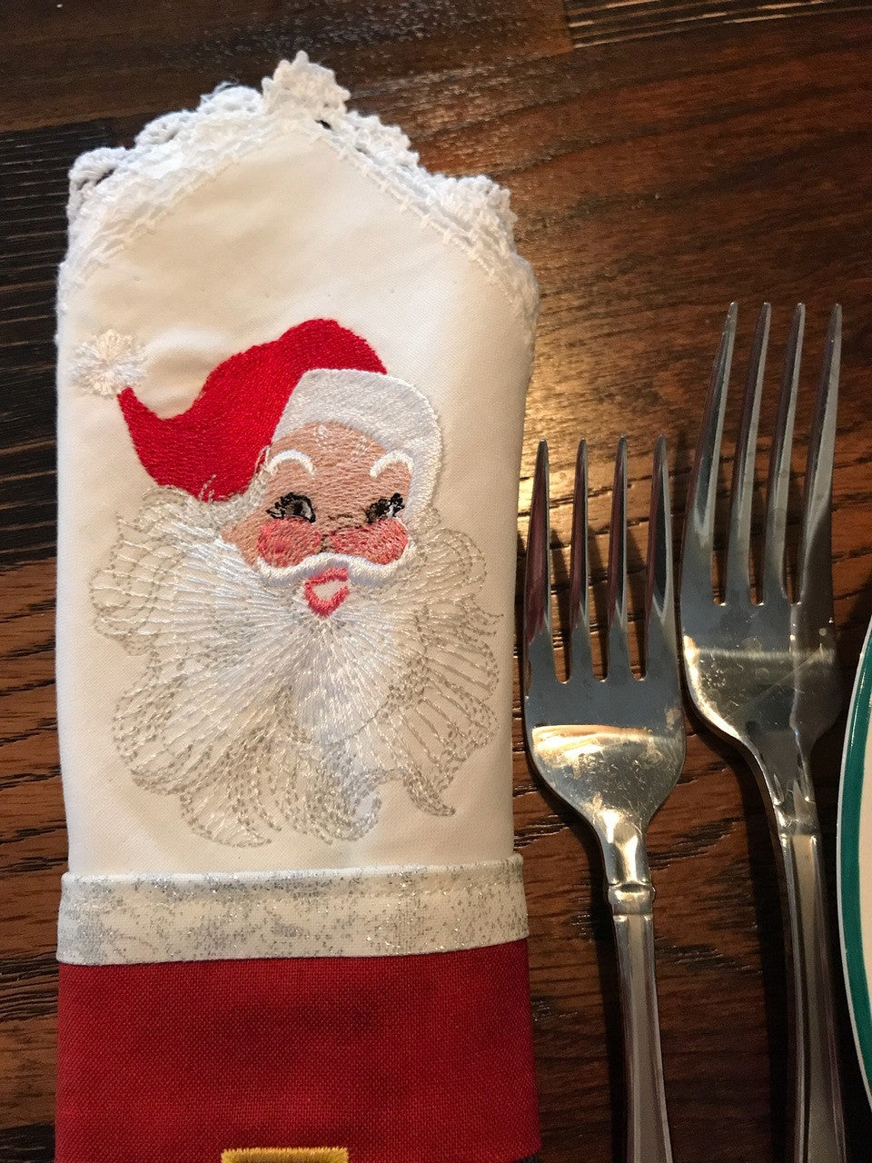 Santa Napkin Rings - Digital Download
