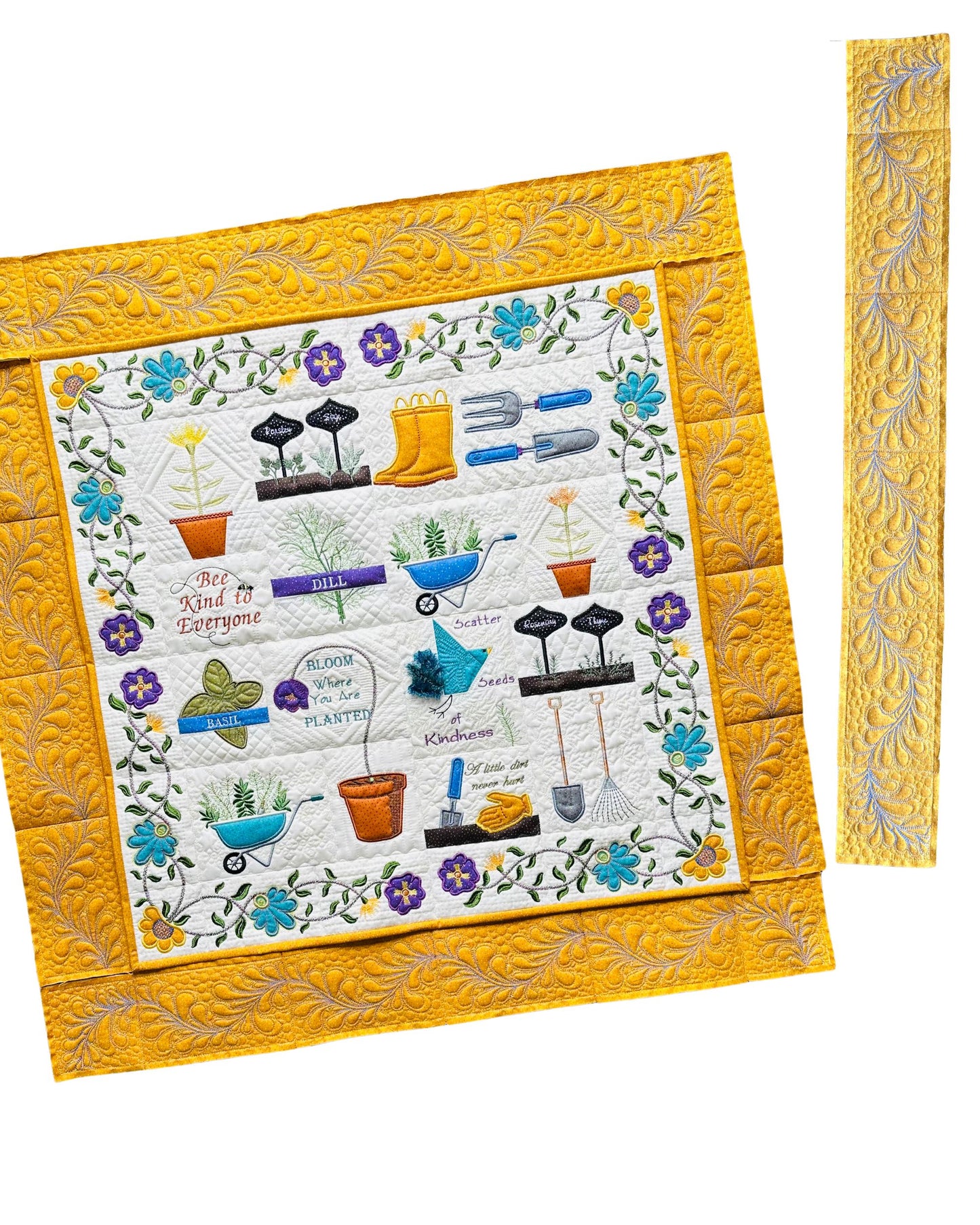 Seed Thyme BONUS Border Block Digital Download