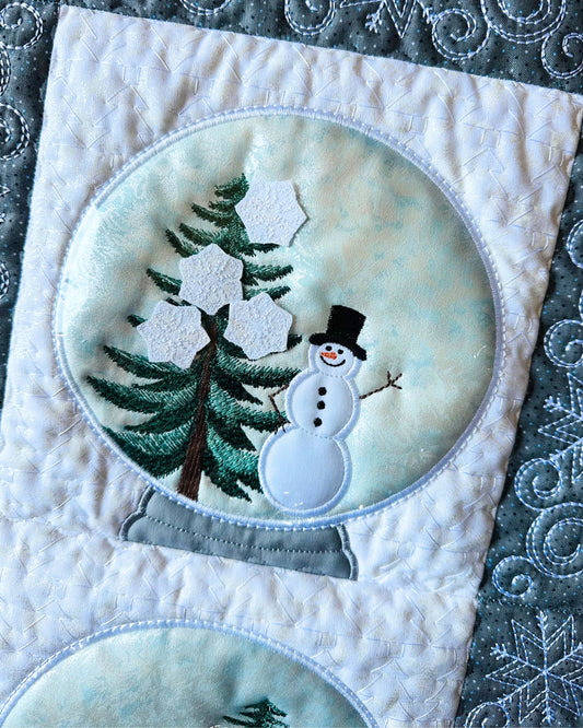 Snow Globe Wall Hanging - Digital Download