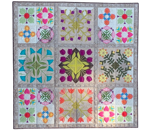 2021 Mystery Quilt, Spring Blossoms - Digital Download