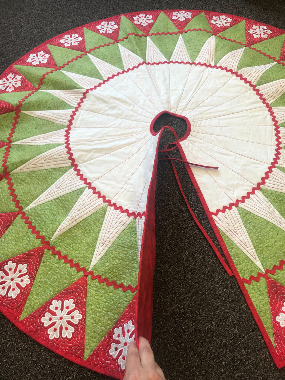 Let It Snow, Christmas Tree Skirt - Download
