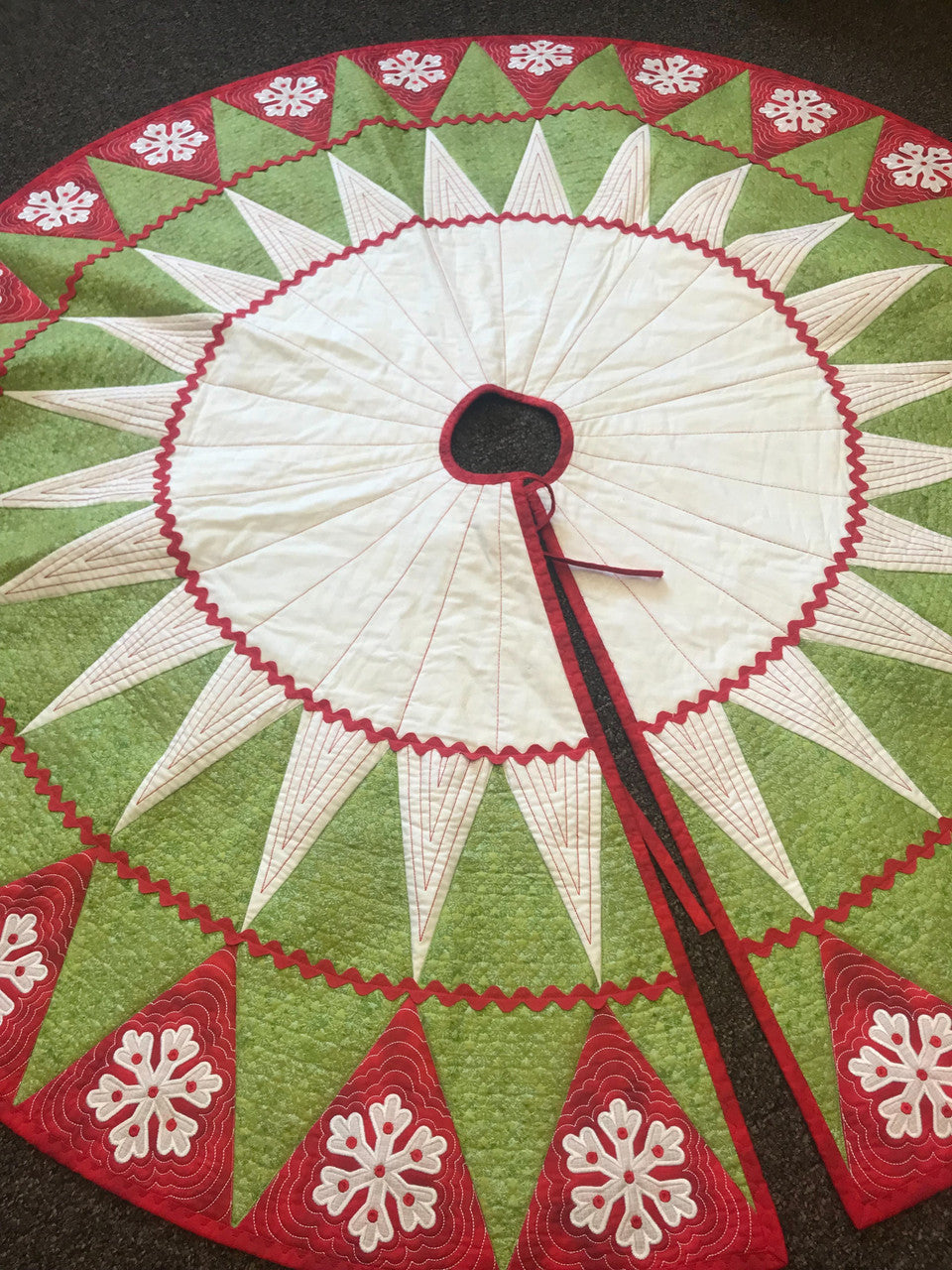 Let It Snow, Christmas Tree Skirt - Download