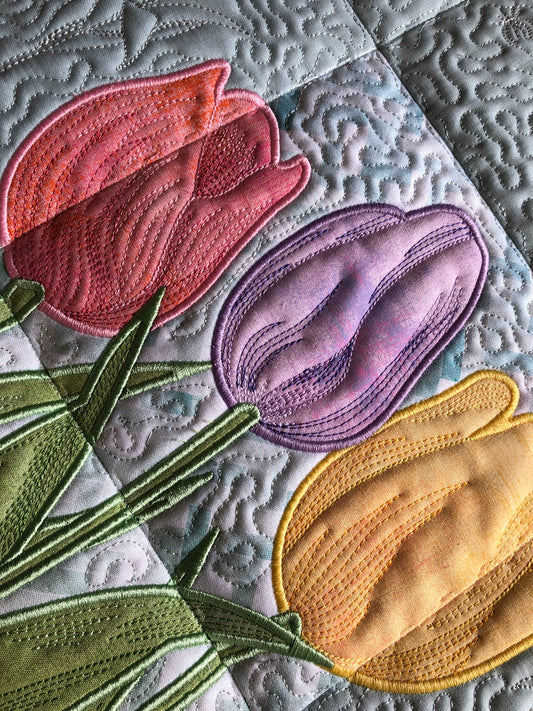 Tulips Wall Hanging - CD Media