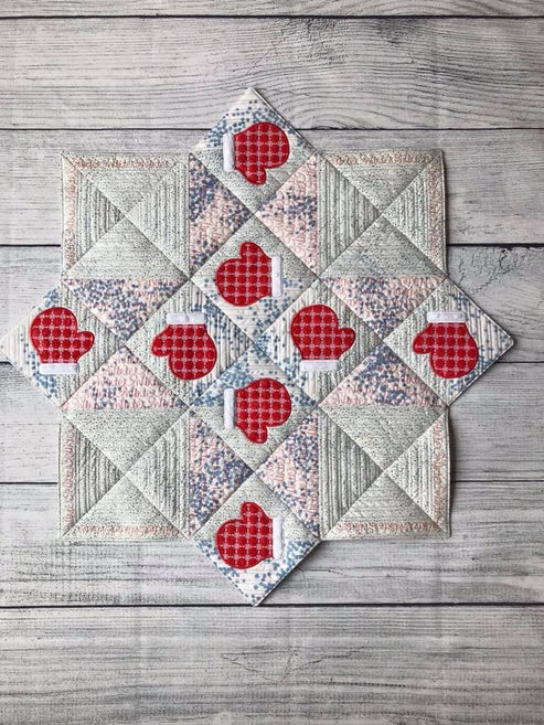 Winter Table Topper- Digital Download – HoopSisters