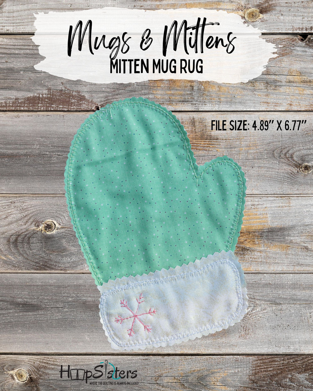 Mugs & Mittens Mug Rug – HoopSisters