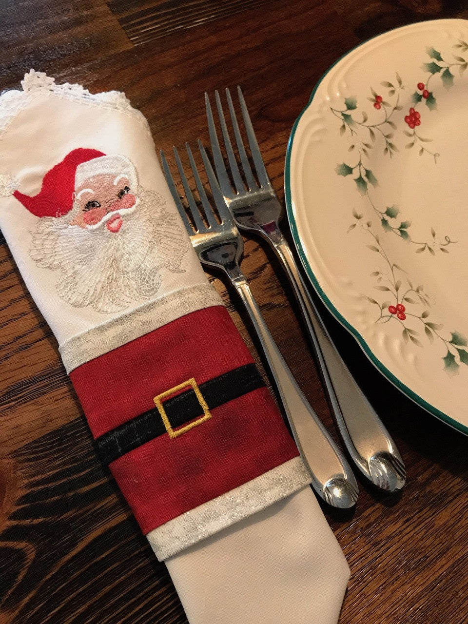 Santa Napkin Rings - Digital Download
